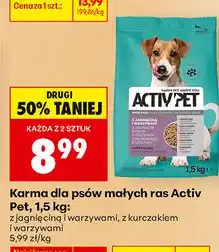 Biedronka Karma dla psów małych ras Activ Pet oferta