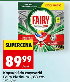 Biedronka Kapsułki do zmywarki Fairy Platinum+, 88 szt oferta