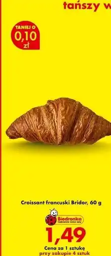 Biedronka Croissant francuski Bridor oferta