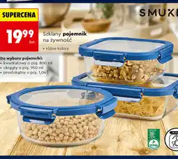 Biedronka Szklany pojemnik na żywność Smukee oferta