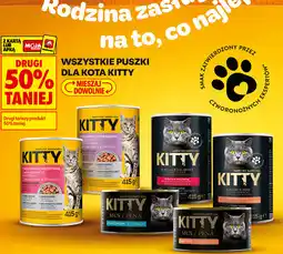 Biedronka Wszystkie puszki dla kota Kitty oferta