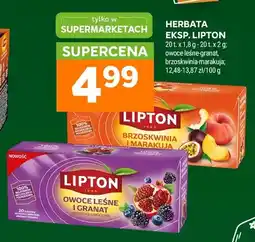 Stokrotka Herbata ekspresowa owoce leśne-granat Lipton oferta