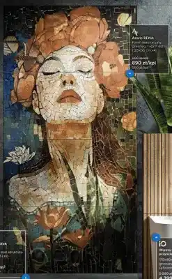 Blu Panel dekoracyjny gresowy Azario Reina oferta