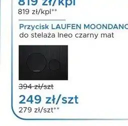 Blu Przycisk spłukujący Laufen MOONDANCE czarny mat oferta