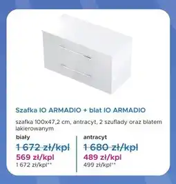 Blu Szafka IO Armadio + blat IO Armadio antracyt oferta