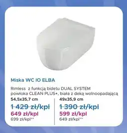 Blu Miska WC IO ELBA 54,5x35,7 cm oferta