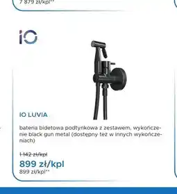 Blu Bateria bidetowa iO Luvia podtynkowa oferta