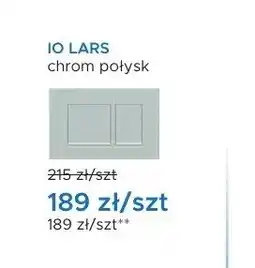 Blu Przycisk spłukujący IO LARS chrom połysk oferta