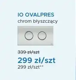 Blu Przycisk spłukujący IO OVALPRESS chrom błyszczący oferta
