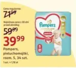 Rossmann Pampers pieluchomajtki oferta