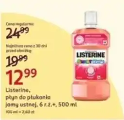 Rossmann Listerine płyn do płukania jamy ustnej oferta