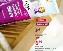 Rossmann Isana Kids, odżywka do włosów oferta