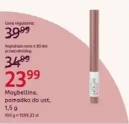 Rossmann Maybelline, pomadka do ust oferta