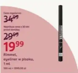 Rossmann Rimmel eyeliner w pisaku oferta