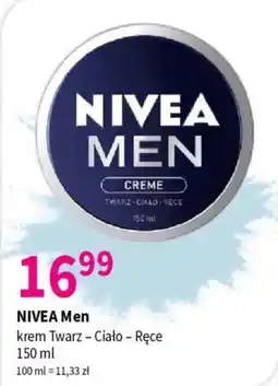 Drogerie Polskie NIVEA Men krem Twarz - Ciało - Ręce oferta
