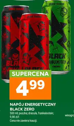 Stokrotka Napój Energetyczny Black Zero oferta