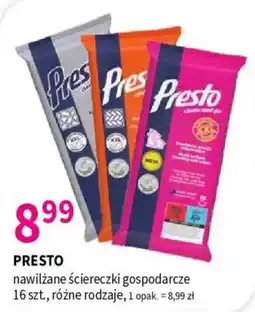 Drogerie Polskie Presto nawilżane ściereczki gospodarcze oferta