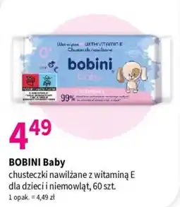Drogerie Polskie Bobini Baby chusteczki nawilżane z witaminą E oferta