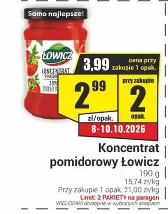 Koncentrat pomidorowy Łowicz