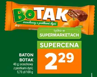 Baton Botak orzechowy z pestkami dyni