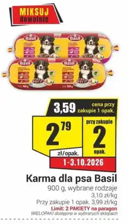 Delikatesy Sezam Karma dla psa Basil oferta