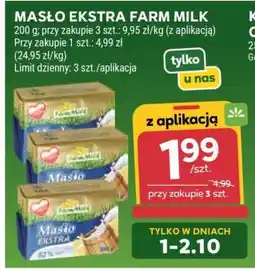 Stokrotka Market Masło ekstra Farm Milk oferta