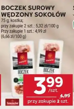 Stokrotka Market Boczek surowy wędzony, Sokołów oferta