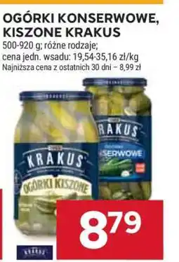 Stokrotka Market Ogórki konserwowe, kiszone Krakus oferta