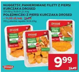 Stokrotka Market Nuggetsy, panierowane filety z piersi kurczaka Drosed oferta