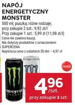 Stokrotka Market Napój energetyczny Monster oferta