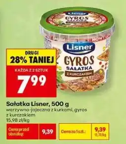 Biedronka Sałatka Lisner, 500 g oferta