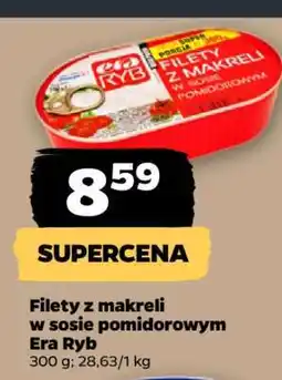 Netto Filety z makreli w sosie pomidorowym Era Ryb oferta