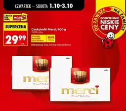 Biedronka Czekoladki Merci, 400 g oferta