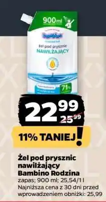 Netto żel pod prysznic nawilżający Bambino Rodzina oferta