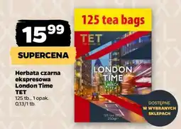 Netto Herbata czarna ekspresowa London Time TET oferta