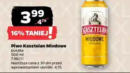 Netto Piwo Kasztelan Miodowe oferta