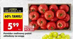 Biedronka Pomidor malinowy polski układany na wagę oferta