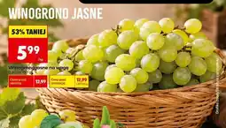 Biedronka Winogrono jasne na wagę oferta