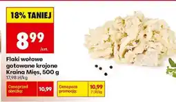 Biedronka Flaki wołowe gotowane krojone Kraina Mies 500 g oferta