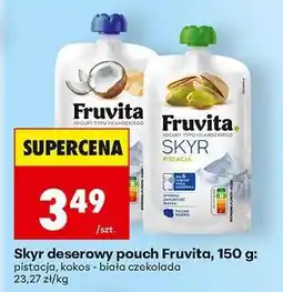 Biedronka Skyr deserowy pouch Fruvita, 150 g oferta