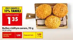 Biedronka bułka z żółtym serem , 70 g oferta