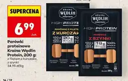 Biedronka Parówki proteinowe Kraina Wędlin Protein, 200 g oferta