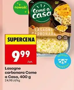 Biedronka Lasagne carbonara Come a Casa, 400 g oferta