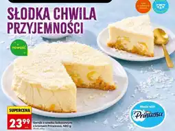 Biedronka Sernik o smaku kokosowym z kremem Princessa, 480 g oferta