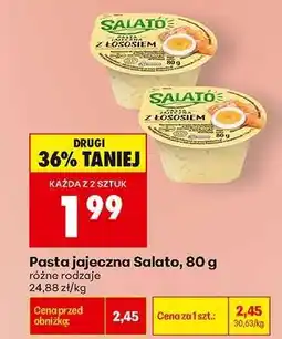Biedronka Pasta jajeczna Salato, 80 g oferta