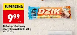 Biedronka Baton proteinowy słony karmel Dzik, 70 g oferta