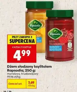 Biedronka Dźem słodzony ksylitolem Rapsodia 250 g oferta