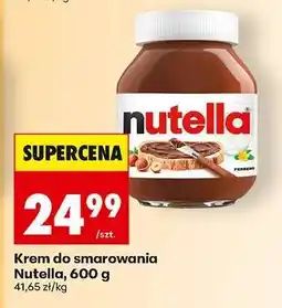 Biedronka Krem do smarowania Nutella , 600 g oferta