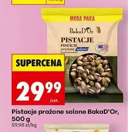 Biedronka Pistacje prażone solone BakaD’Or, 500 g oferta