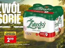 Biedronka Piwo Żatecký Světlý Ležák, 9x500 ml oferta